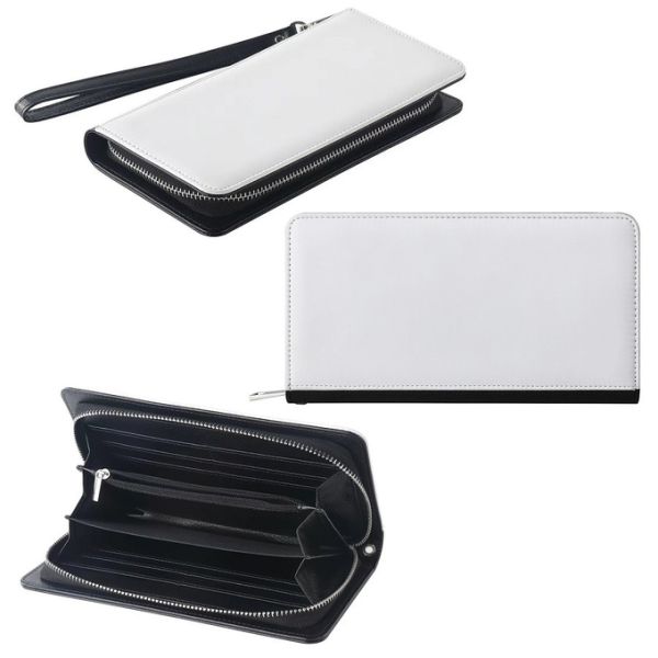 Big Capacity Leather Blank Sublimation Wallets For Men And Women Personalized Long Wallet