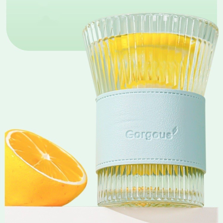 High Appearance Level Glass Organ Cup Household Hanging Ear Coffee Cup with Hand Gift Cup