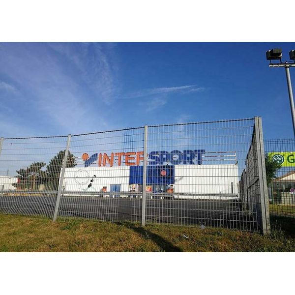 Sustainable Pvc Coated 3d Curved Welded Wire Mesh Fence Panel barricade fence