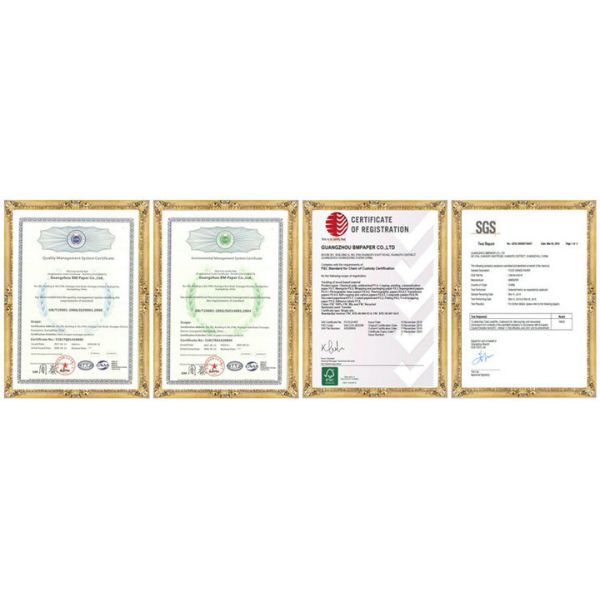 Повторно использованная ранг макулатурный картон АА ранга серый для вязки книги покрывает ИСО ФСК