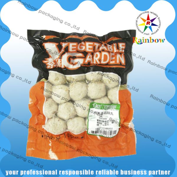 Мешок фольги качества еды упаковывая Жар-загерметизированное печатание ясного окна полное