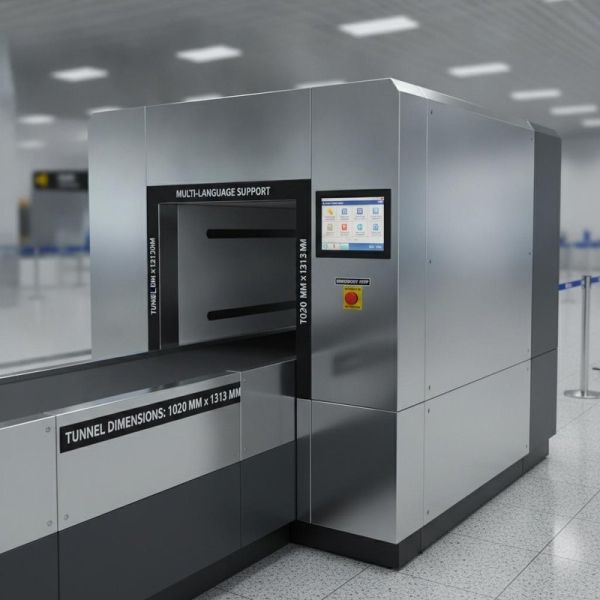 Multi-language Support X-Ray Baggage Scanner Including Tunnel Dimensions 1020 Mm 1313 Mm Equipment for Public Safety Screening