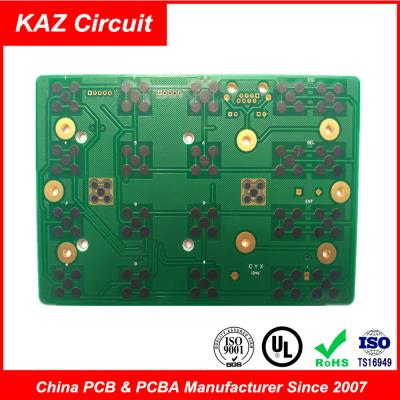 PWB da placa de circuito impresso do carbono 2L FR4 1.6mm 1oz ENIG