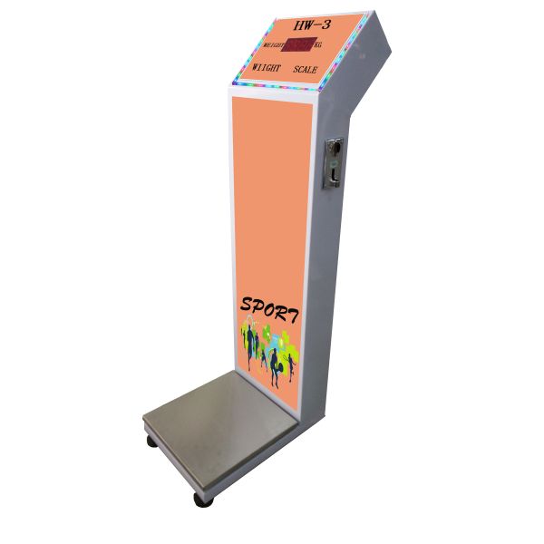 Coin Operated Electronic Weighing Machine 500kg Digital Weight Machine for Airport Hotel