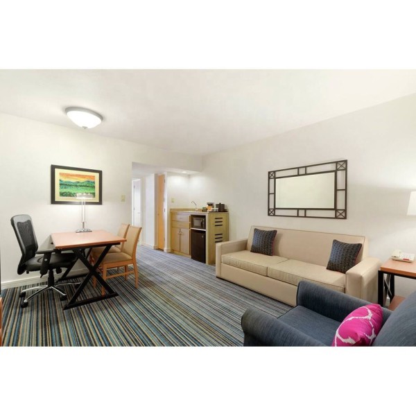 Embassy Suites by Hilton Boutique Quality Standard Hotel Furniture Room Set Queen Bed Solid Wood Modern Hotel Bedroom Furniture