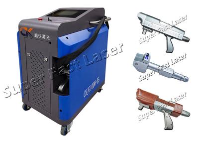 Máquina portátil da limpeza do laser da fibra do pulso para a remoção de oxidação do metal do molde