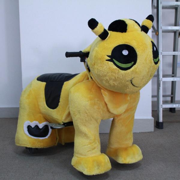 animal model plush machine battery operated toy car