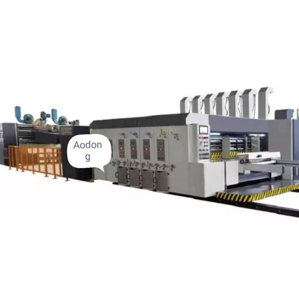 Corrugated Box Flexo Folder Gluer Machine Letterpress Plate Type