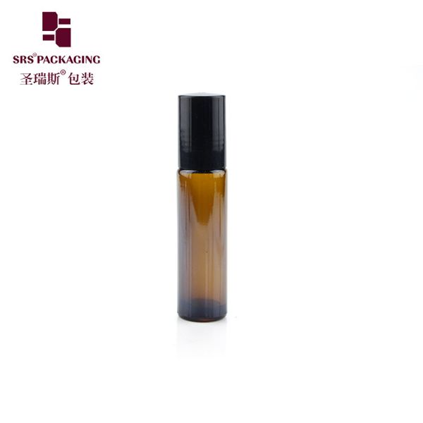 10ml Wall Glass Roll On Bottle With Glass Ball Leakproof Design for Personal Care