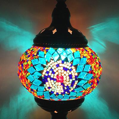 Mediterranean style Art Deco handmade Turkish Mosaic Pendant Lamp(WH-DC-18)