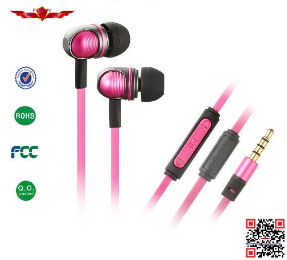 2014 Brazil World Cup Earphones With Mic For Iphone Multi  Color Super Stereo Sound