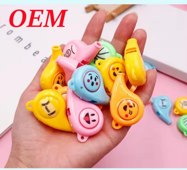Plastic Whistle Release Stress Relax Toy Kids Education Toy
