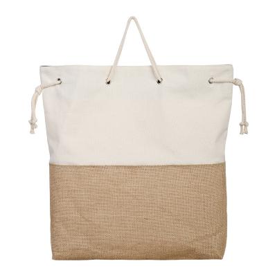 Thick Plain White Recycled Canvas Tote Bags ISO CE Certificate