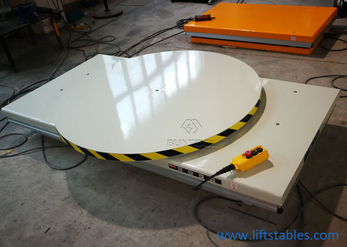6000 Lb 2200 Lbs неподвижного электрического подъема Scissor таблица подъема 120v с роторной плитой