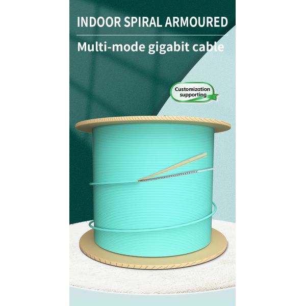 Customized Color Indoor Multi Mode Fiber Optic Cable for Telecom Comunication Network