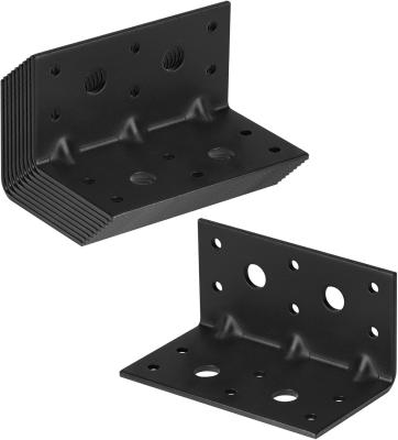 Steel L Right Angle Brackets 2-1/8 X 2-1/8 X 4 Inch 90 Degree With Reinforcing Rib