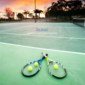 L'unité centrale d'intérieur de silicone de basket-ball folâtre parquetant la sous-base concrète