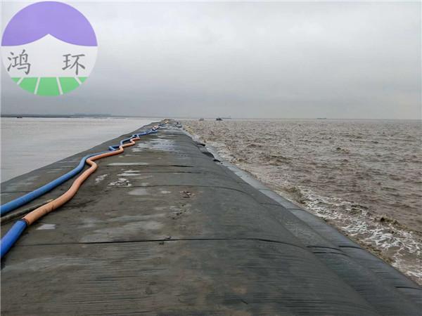 PP PE geotextile tube conveniente para la estructura protectora