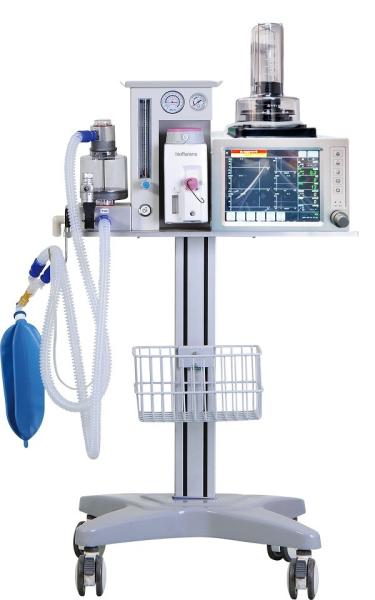 7'' Colorful TFT LCD Touch Screen Vet Clinic Equipment Veterinary Anesthesia System