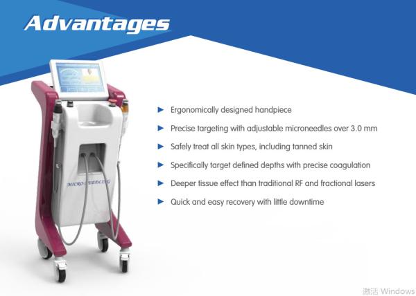 Best professional OEM / ODM fractional rf micro needle skin tightening  wrinkle removal machine for beauty salon use