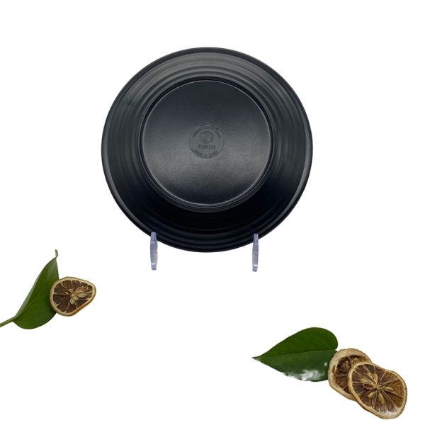 Matte Japanese Melamine Dinnerware Black Melamine Dinner Set Anti Scratch