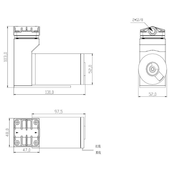 AIRJET High Pressure DC 12V / 24V Electric Air Vacuum Piston Pump KAP-80DC Series -85KPA 7.0Bar 12L/min