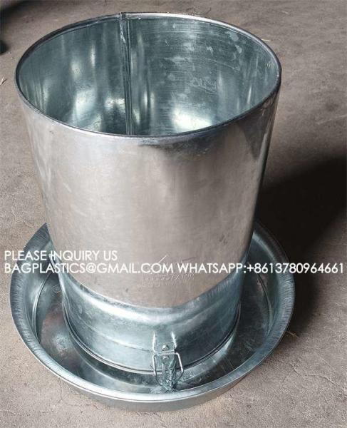 Chicken Feeder Galvanized Chicken Feeder POULTRY FARM Poultry Husbandry Steel Equipment