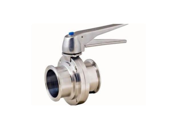 Manual Control 3A ASME BPE FDA Sanitary Butterfly Valves