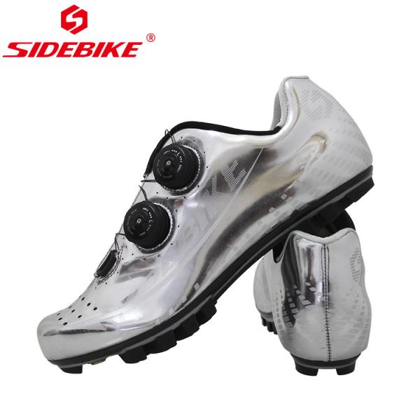 Athletic Outdoor Mens SPD Cycling Shoes High Performance Anti Skid Lycra Inner
