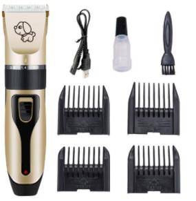 Ajustador silencioso Clippers do cabelo de cão da ferramenta recarregável da preparação do animal de estimação