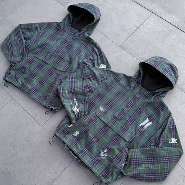 Fabricantes personalizados de chaquetas tejidas con caparazón reactivo al agua rompevientos de nailon para exteriores, chaqueta deportiva para hombre