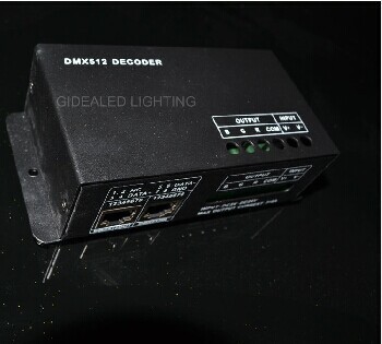 RGB Controller DMX512 Decoder，12V，3years  Warranty time