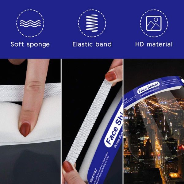 Detachable Washable Disposable Medical Face Shield