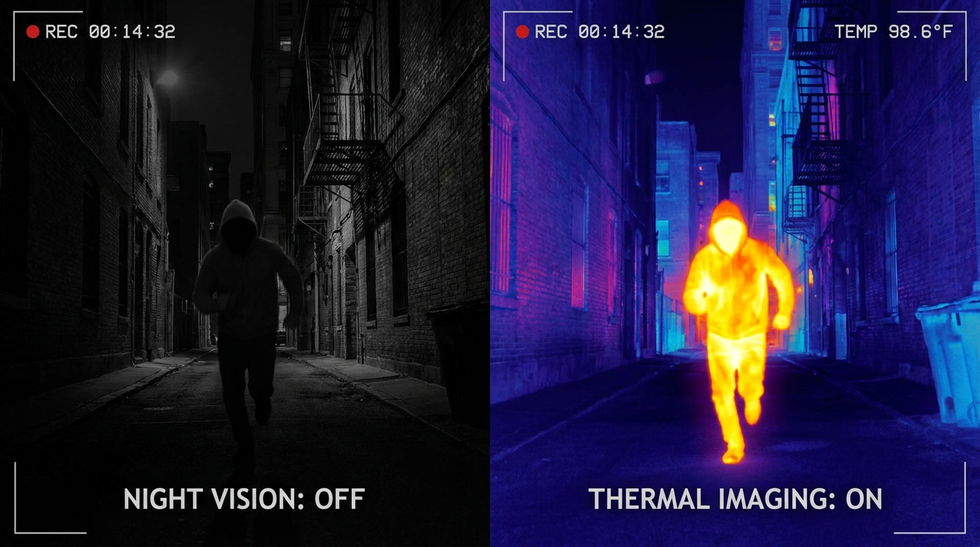 6 TOPS AI Auto Tracking Bi-Spectrum Thermal Camera Module, 1080P 60FPS Low Light