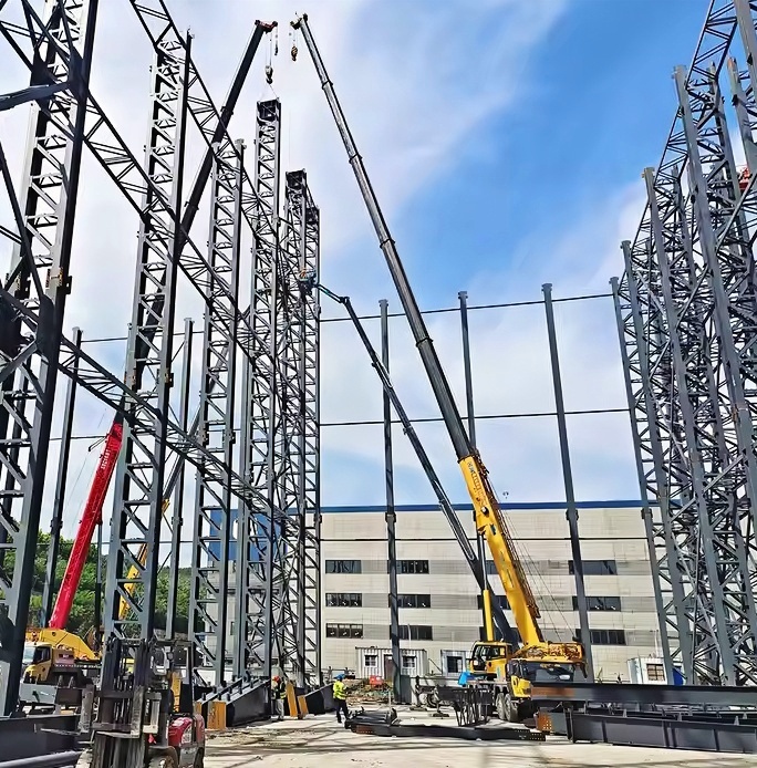 GB Standards Modular Steel Building Steel Warehouse Structures Engineered for Maximum Load Capacity and Space Management