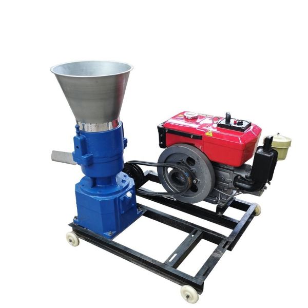 Animal Poultry Fish Feed Making Machine / Wood Pellet Making Machine