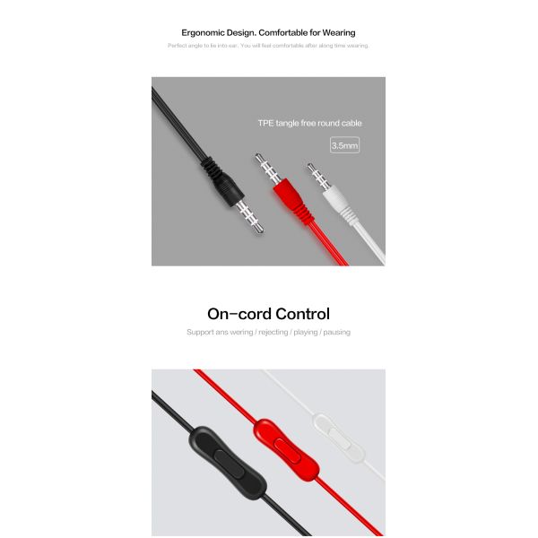 ABS PVC 3.5mm Stereo Sound Headset Microphone Earpieces