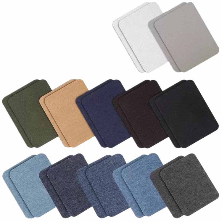 30-Piece Knee Patch Cloth Computer Embroidered Fabric for Clothing Ironing Denim Arbitrary Cut Patch