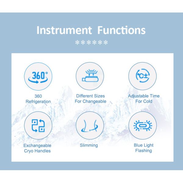 ISO Cryolipolysis Slimming Machine 360 Body Contouring Vacuum Therapy Machine Professional