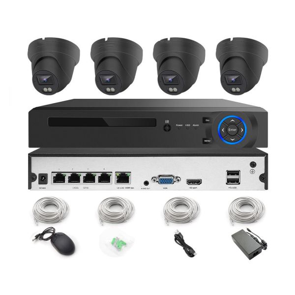 Used Customized Smart IR-Cut Night Vision Face Human Detection POE Camera Kit without