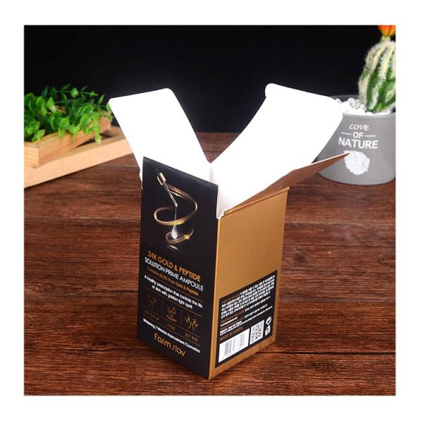 Health and  Care Cosmetic Gold & Foil Cardboard Box