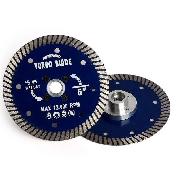 Porcelain Cutting 9 Inch Diamond Saw Blade With Removable 5/8-11 Flange