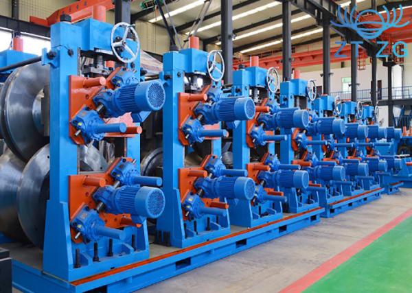 Grey Mild Steel Drain Pipe High Productivity Square Tube Mill