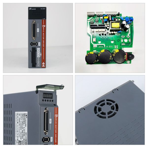 Lichuan AC Servo Motor Drivers Kit A5 LC10L 600W 0.6KW 1.91N.m 220V 3.3A 3000RPM IP65