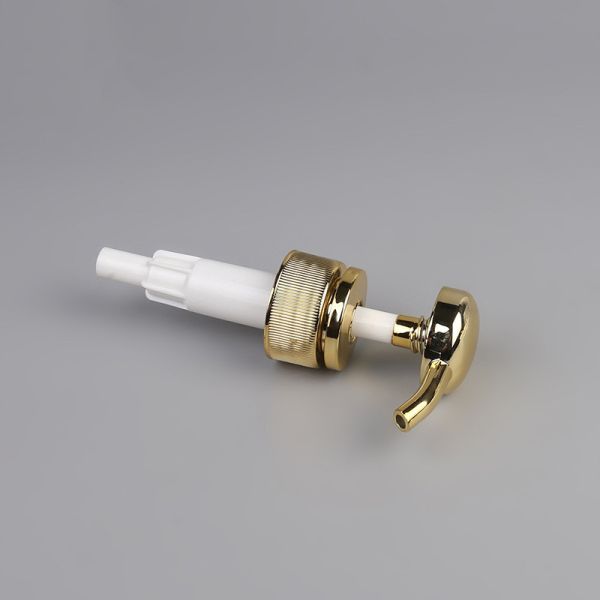 Aluminum Lotion Dispenser Pump 24/410 Gold Shampoo