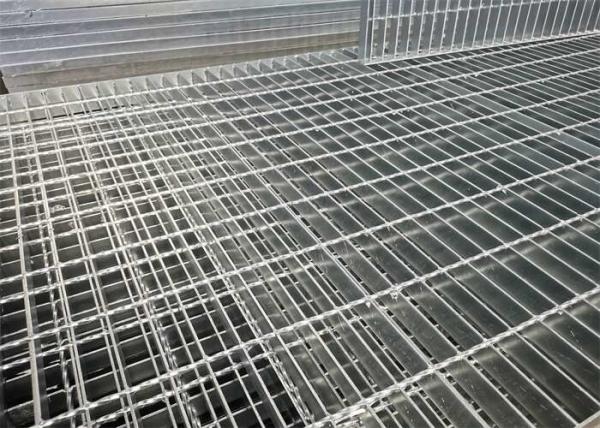 Hot Dip Galvanized Steel Driveway Grates Grating 25*3mm Customized Shape