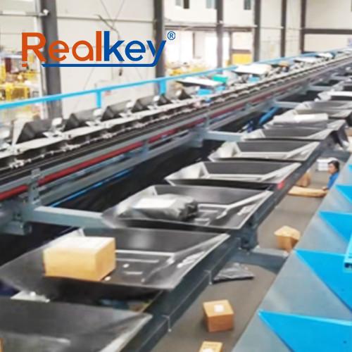 Flexible Automated Parcel Sorting System Automated Parcel Sorter High Speed For Small Items