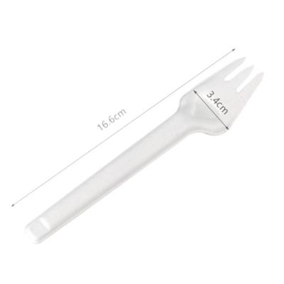 6.5'' Compostable Cutlery Sugarcane Bagasse Eco Friendly Disposable Forks 1000 Count