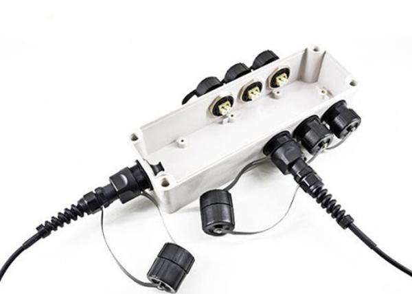 Caixa terminal conector impermeável portuário exterior da fibra ótica de ODVA do mini multi SC/LC/MPO IP67