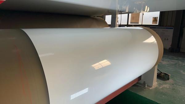 Alloy 3105 H24 Temper 24 Gauge Thick White Color Stucco Embossed Aluminum Sheet For Building Exterior Cladding